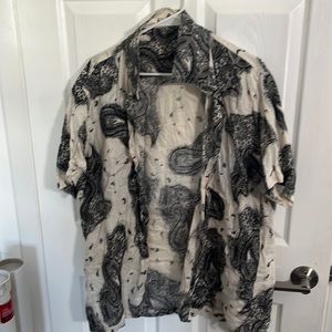 Paisley button up